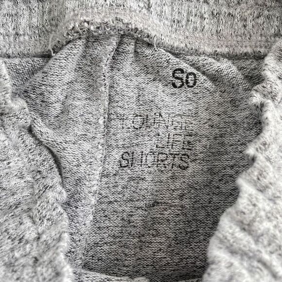 So Life Lounge Women's Gray Drawstring Elastic Waist Shorts Size Small - Picture 3 of 6